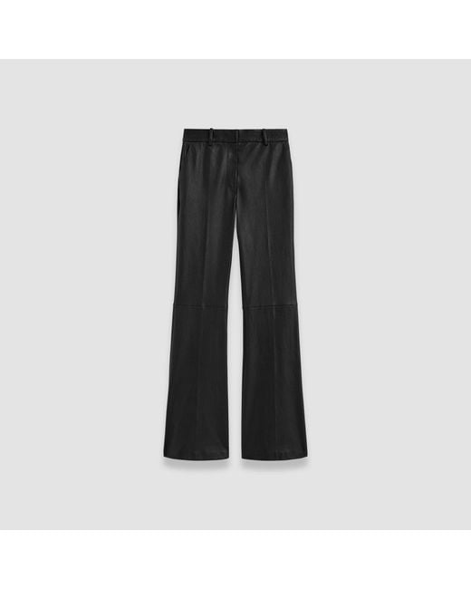 Joseph Black Tafira Leather Stretch Trousers