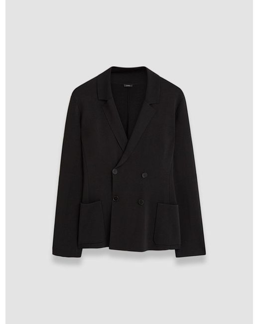 Joseph Black Milano Knit Stretch Jacket