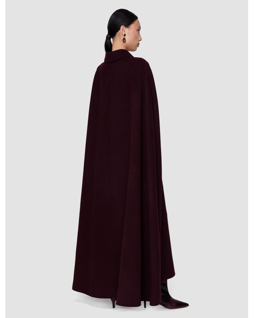Joseph Purple Chapel Wool Blend Coat