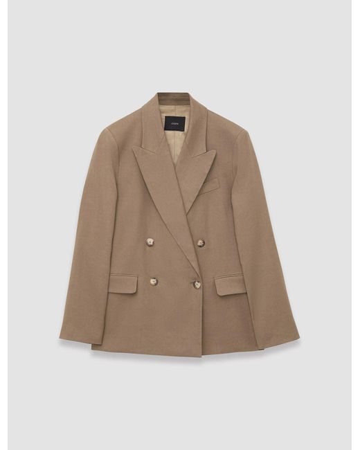 Joseph Natural Linen Cotton Jaden Jacket