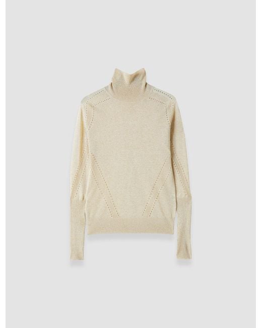 Joseph White Leblanc Lurex Knit Jumper