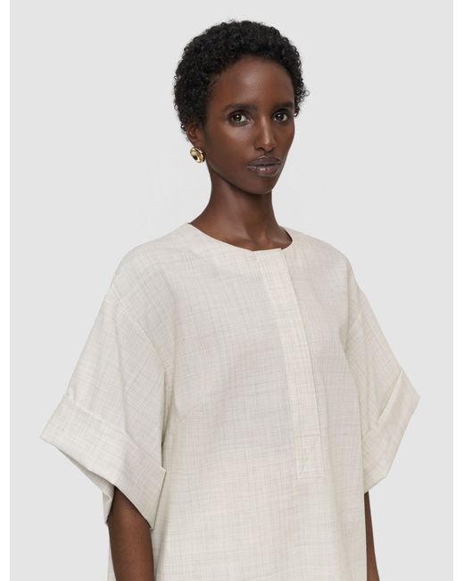 Joseph Natural Yani Light Wool Blouse