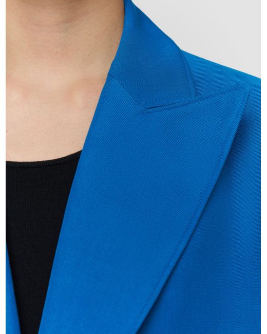 Joseph Blue Vinca Linen Blend Jacket