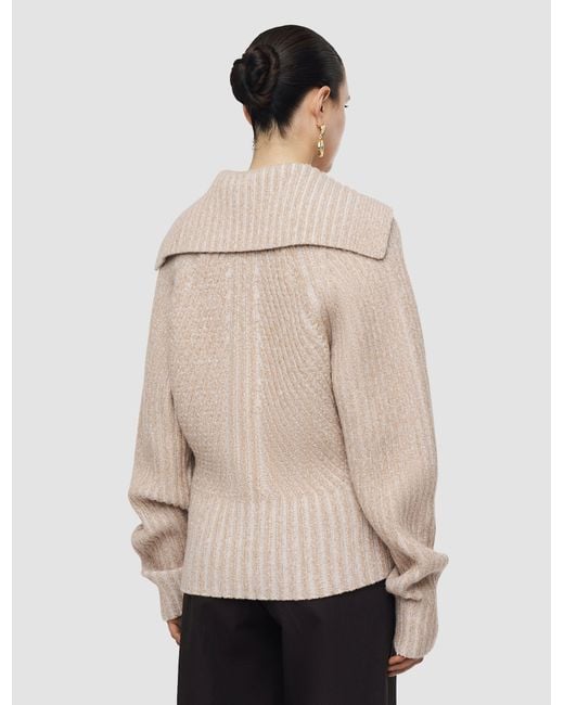 Joseph White Robby Mouliné Merino Knit Jumper