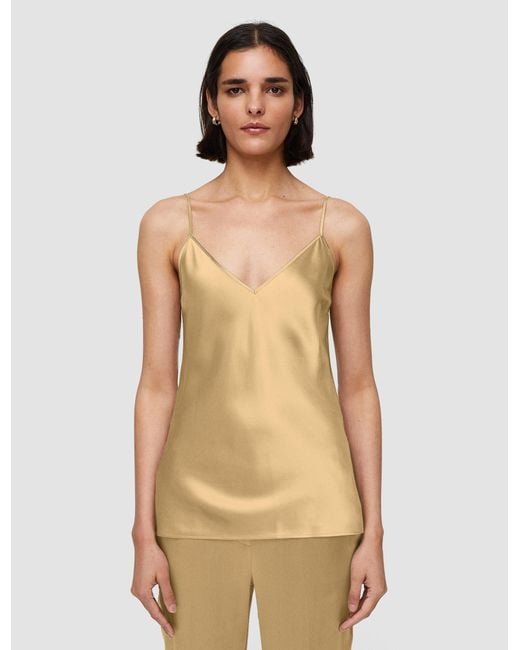 Joseph White Clea Silk Satin Camisole