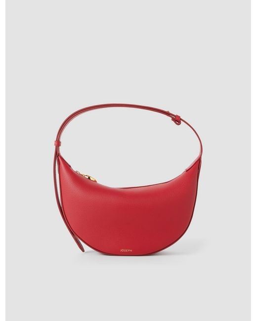 Joseph Red Bean Leather Bag