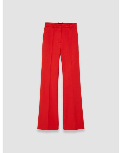 Pantalon Tafira en toile bi-stretch Joseph en coloris Red
