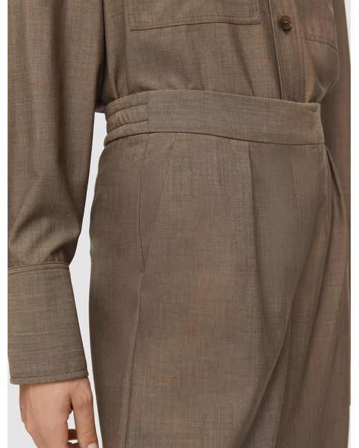 Joseph Natural Alanel Light Wool Tailoring Trousers