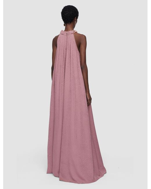 Joseph White Parc Jacquard Silk Dress
