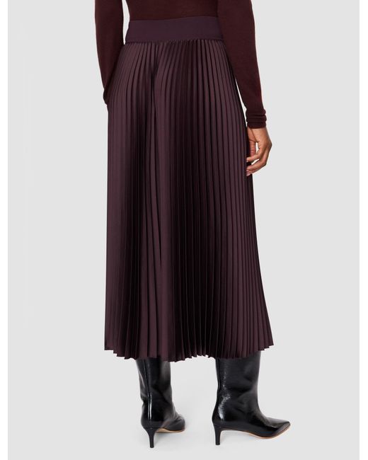 Jupe-Culotte Ella En Plissé Maille Tissée Joseph en coloris Purple