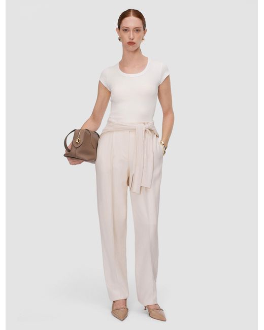 Joseph White Saba Cotton Rib Top