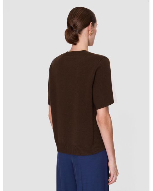 Joseph Brown Meli Double Side Cashmere Top