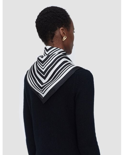 Joseph Black Zenza Large Silk Scarf