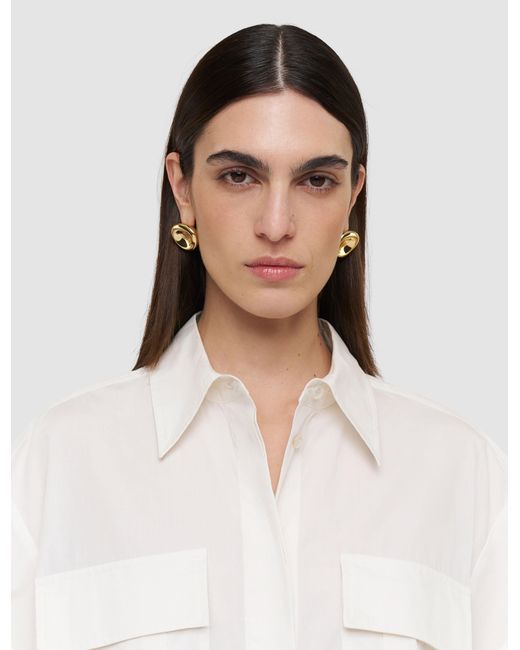 Joseph White Justo Cotton Poplin Shirt