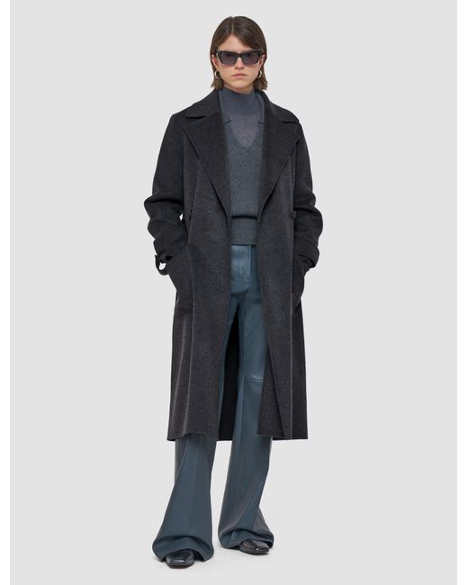 Joseph Blue Arline Double Face Cashmere Coat
