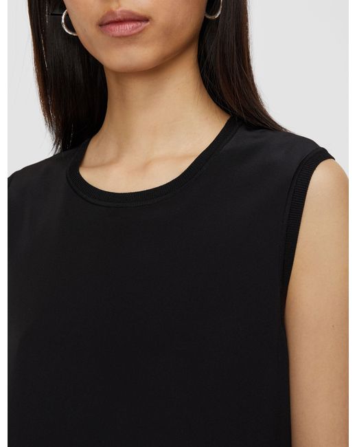 Joseph Black Bley Crepe De Soie Silk Blouse