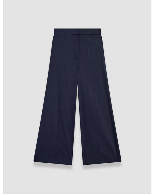 Joseph Blue Temple Light Gabardine Stretch Trousers