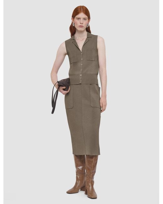Joseph Brown Milano Knit Stretch Vest