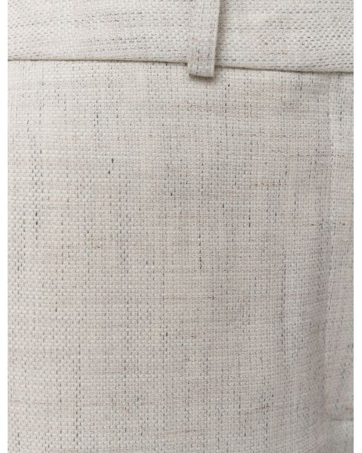 Joseph White Arven Textured Cotton Linen Trousers