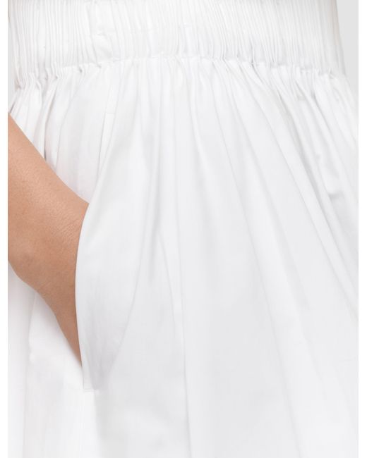 Joseph White Aissa Cotton Poplin Shorts