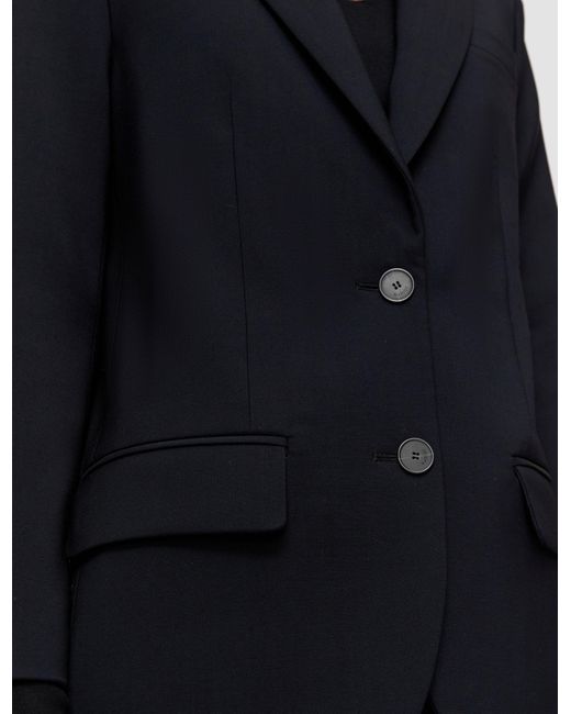 Joseph Blue Tailoring Wool Stretch Jackie Jacket
