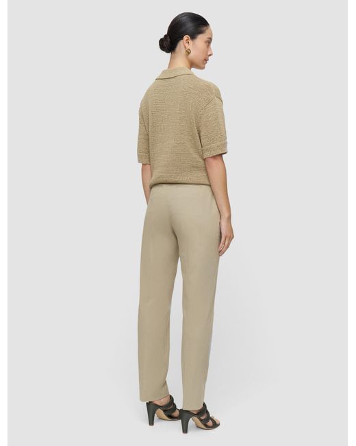 Joseph White Coleman Long Light Cotton Trousers
