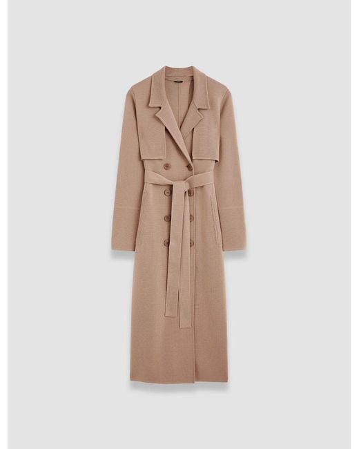 Joseph Natural Milano Knitted Wool Coat