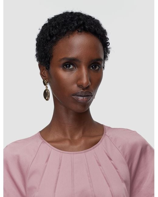 Joseph Pink Tazi Cotton Sateen Dress