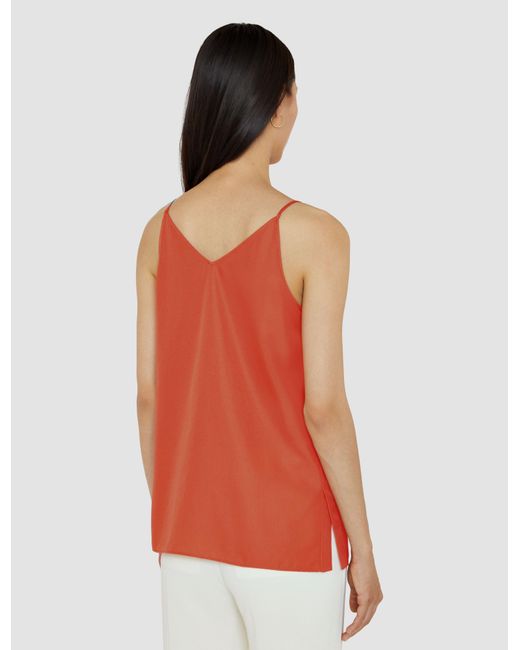 Joseph Red Aragon Soft Cotton Silk Top