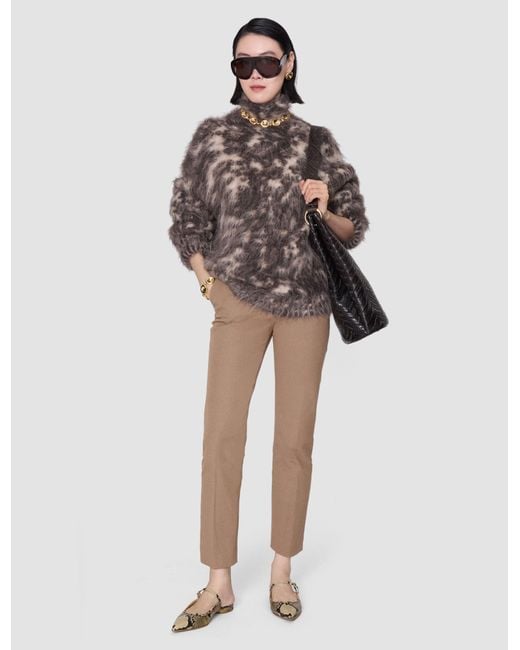 Joseph Natural Coleman Long Gabardine Stretch Trousers