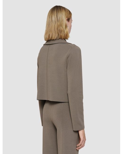 Joseph Gray Milano Knit Stretch Short Jacket