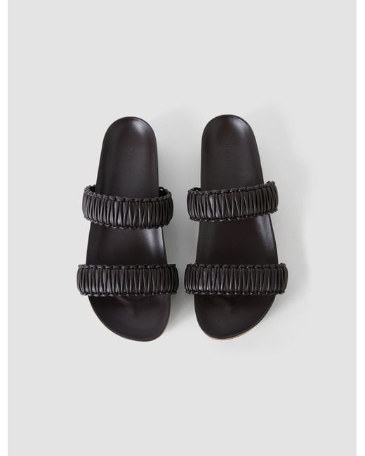 Joseph White Isha Braided Leather Sandals