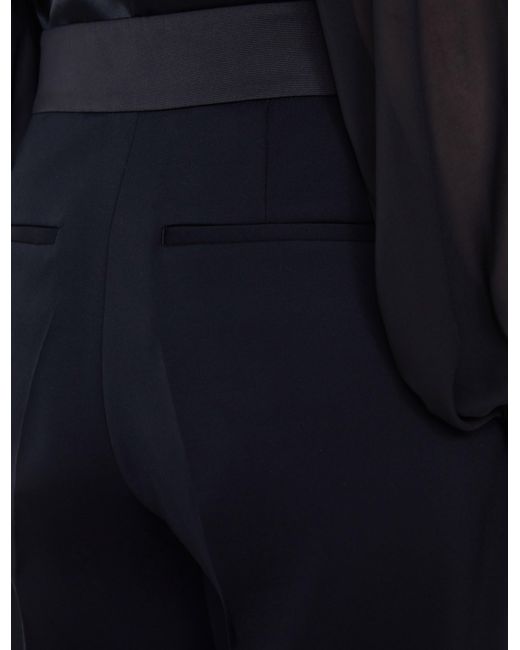 Joseph Blue Aix Tailored Crepe Trousers