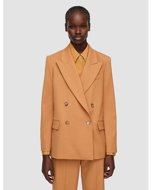 Joseph Natural Jaden Tailoring Wool Stretch Jacket