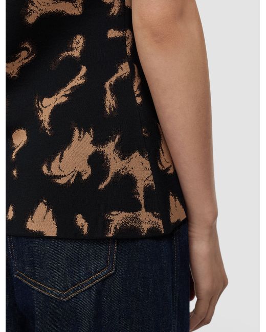 Joseph Blue Acis Tortoiseshell Knit Tank Top