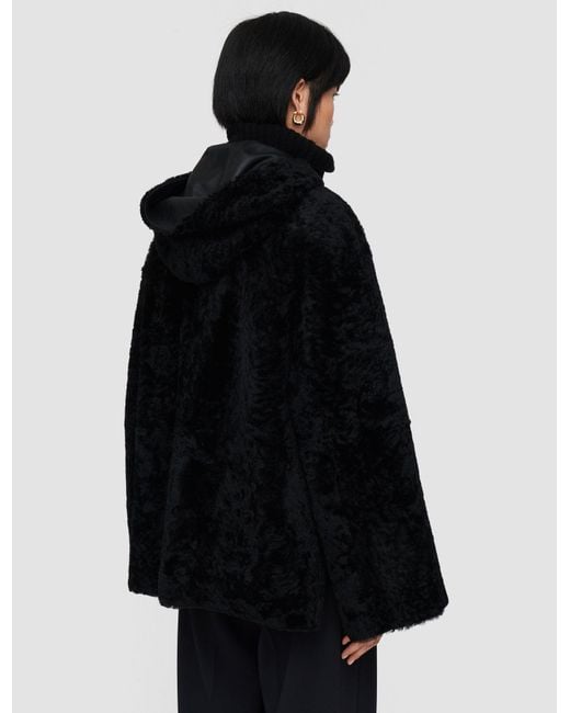 Joseph Black Cosser Reversible Shearling Coat