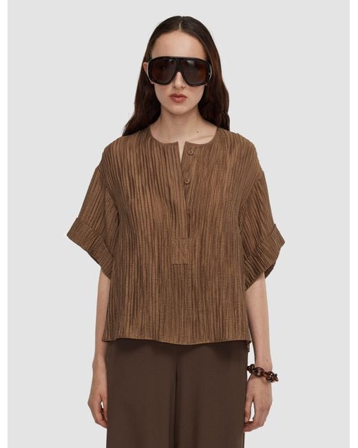 Joseph Brown Yani Fluid Crinkle Blouse