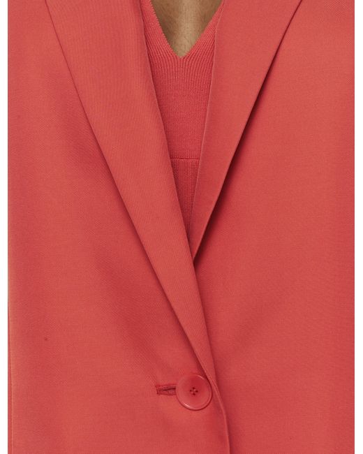 Joseph Red Mela Soft Cotton Silk Jacket
