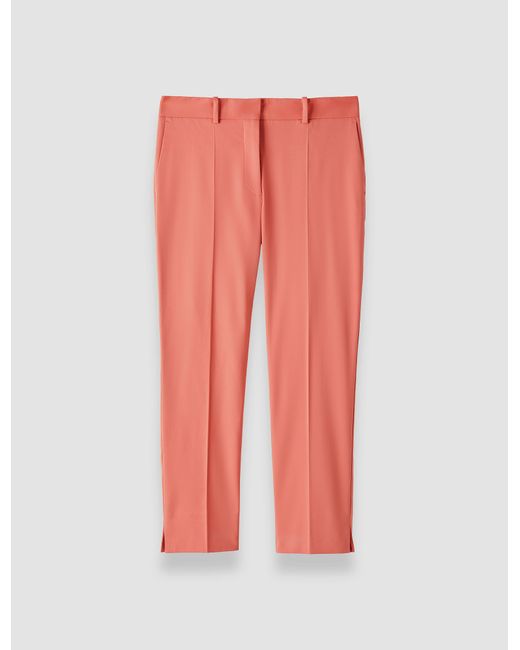Joseph Red Bing Court Light Gabardine Stretch Trousers