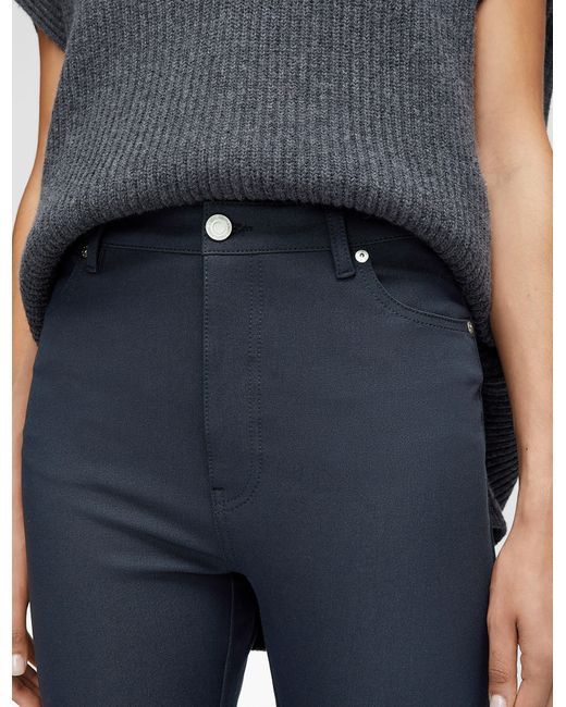 Joseph Blue Duke Gabardine Stretch Trousers
