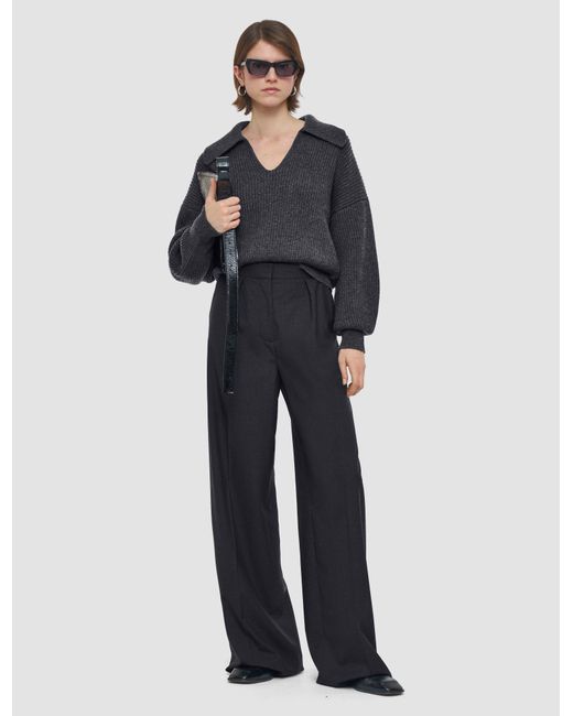 Joseph Blue Alanel Light Wool Tailoring Trousers