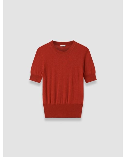 Joseph Red Cashair Top