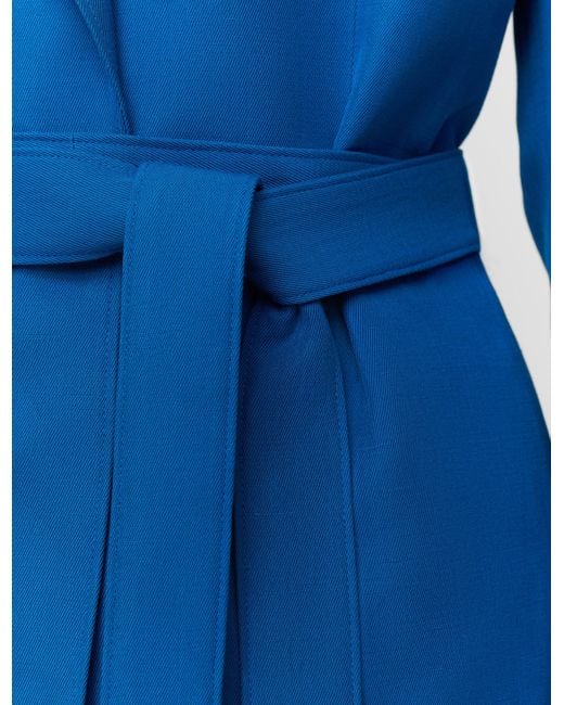 Joseph Blue Vinca Linen Blend Jacket