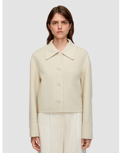 Joseph Natural Gerrard Light Double Face Wool Jacket