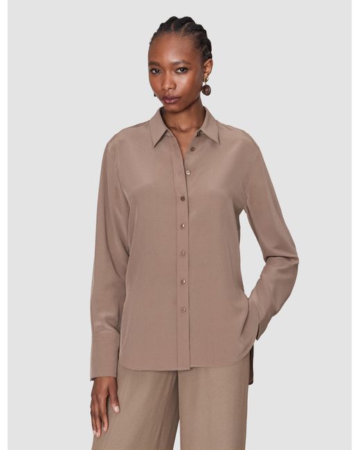 Joseph Natural Joe Crepe De Chine Silk Blouse
