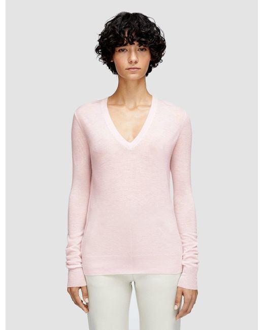 Joseph White Cashair V Neck Jumper