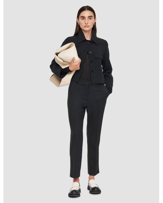 Joseph Black Vilar Tailoring Crepe Trousers