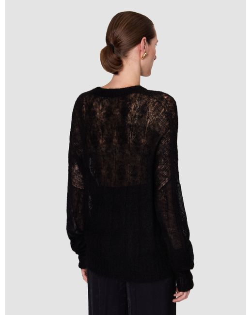 Joseph Black Delfina Mohair Silk Voile Jumper