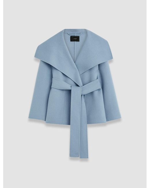 Joseph Blue Adrienne Double Face Cashmere Jacket