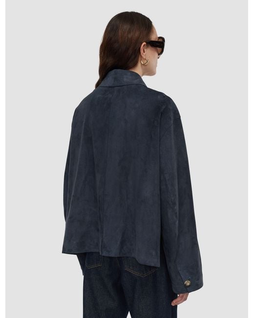 Joseph Blue Aitna Light Suede Jacket